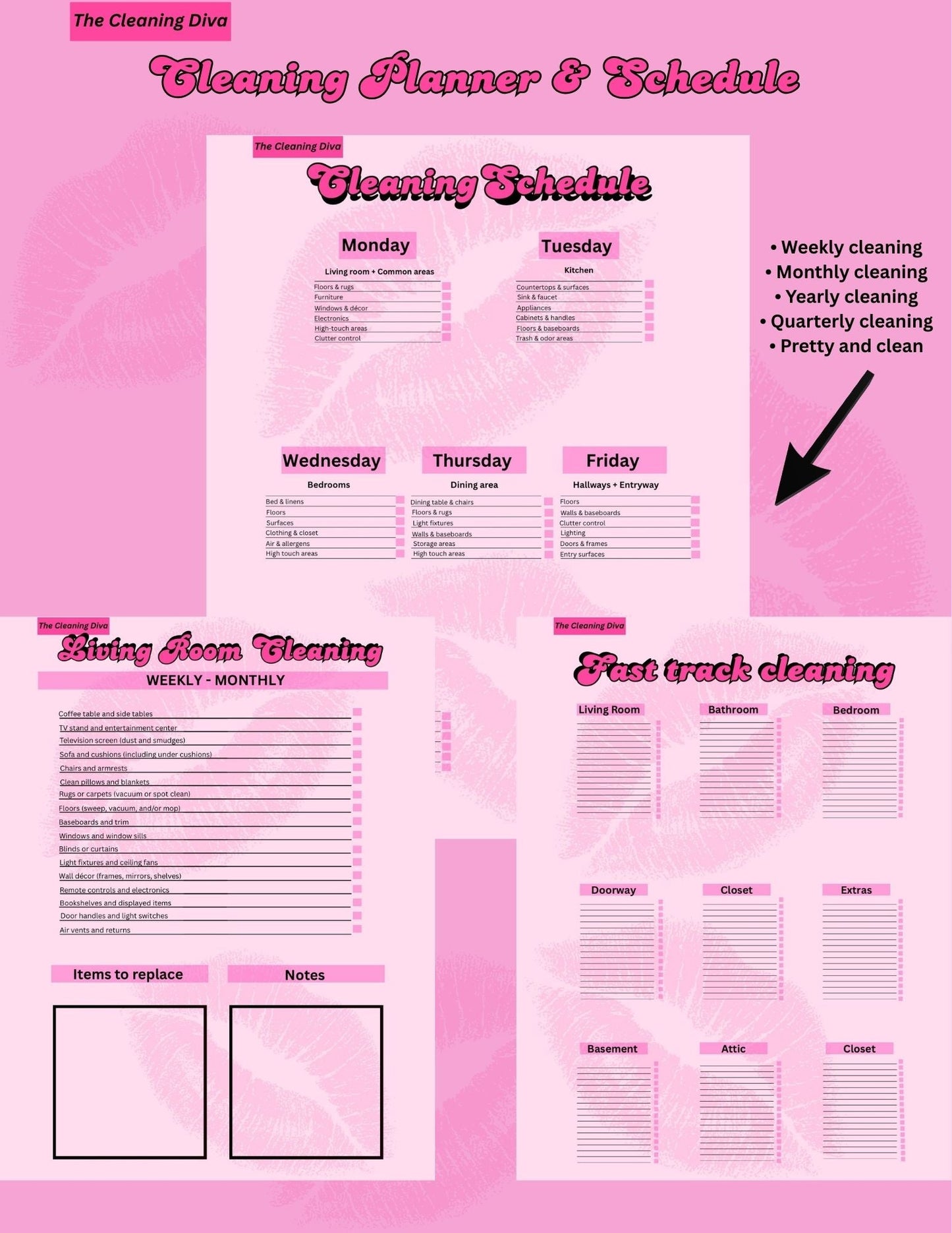 The ultimate ADHD Diva Cleaning Guide ♡